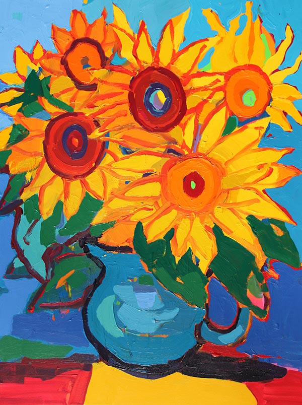 Brilliant Sunflowers