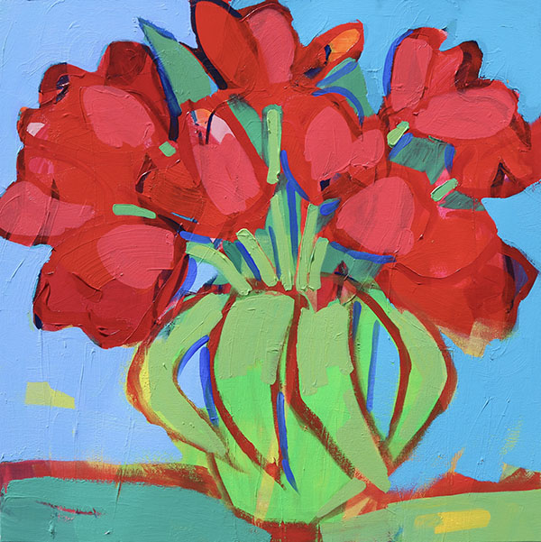Crimson Tulips