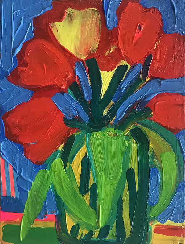 Pot of Tulips