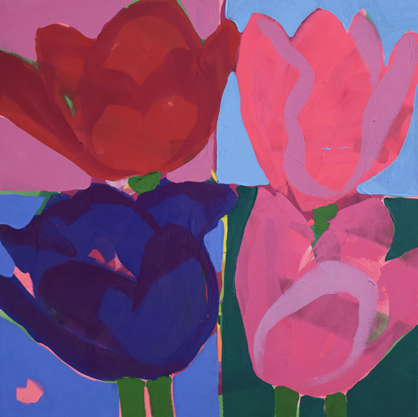 Four Tulips