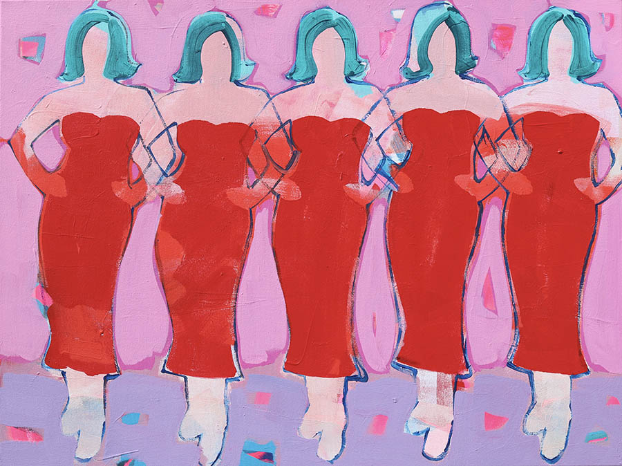 Girlfriends 76 cm x 102 cm
