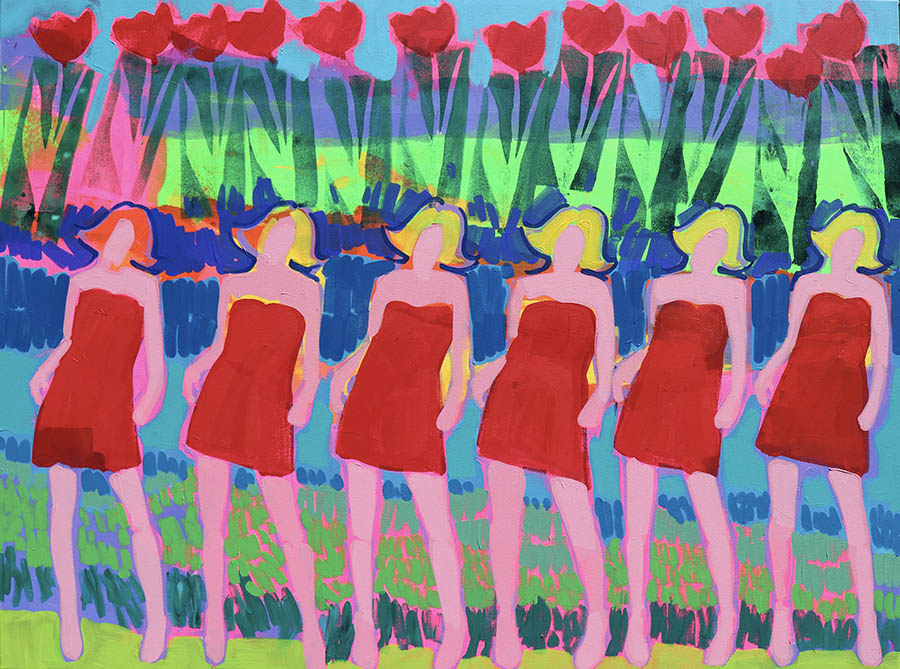 In the Tulips 115 cm x 152 cm SOLD