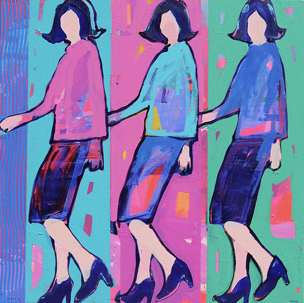 Modern Woman 86 cm x 86 cm